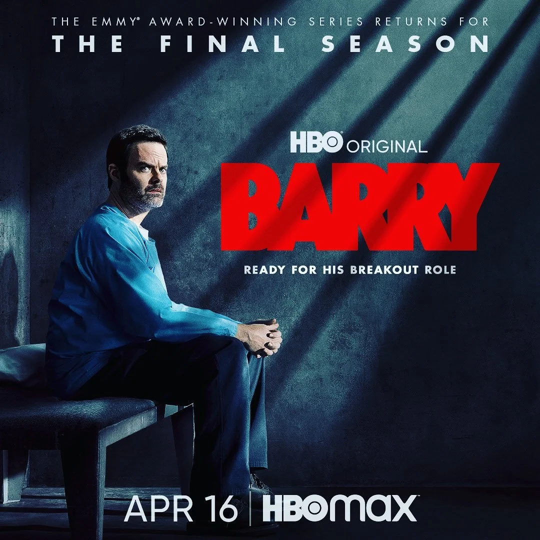HBO Original Barry Season 4 key art featuring Bill Hader.